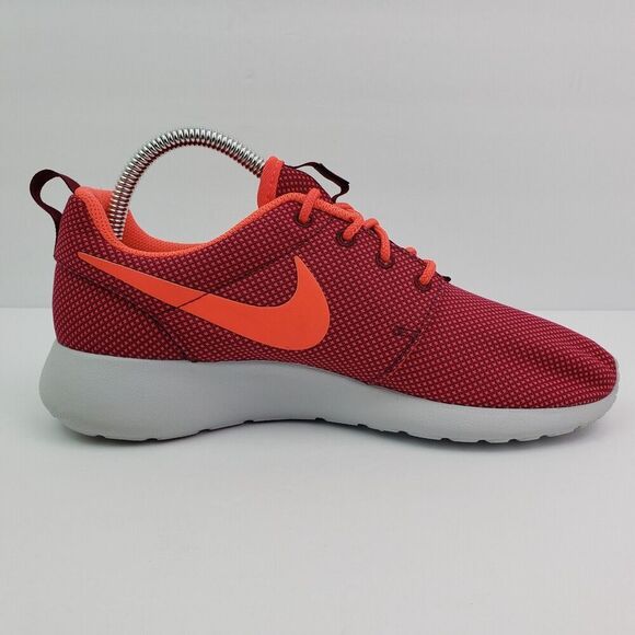 Nike Roshe Ones Womens Size 7.5 Deep Garnet Bright Crimson Running Shoes - Picture 3 of 12